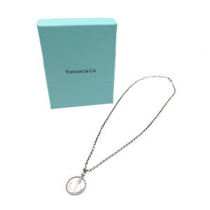 美品 ティファニー アンカー サークル シルバー925 イカリ ネックレス 0141【中古】TIFFANY&Co.