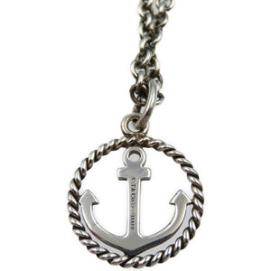 美品 ティファニー アンカー サークル シルバー925 イカリ ネックレス 0141【中古】TIFFANY&Co.