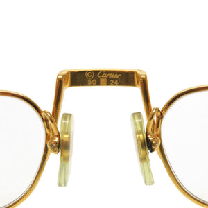 カルティエ トリニティ ゴールド 140 メガネ アイウェア 0147 【中古】 CARTIER