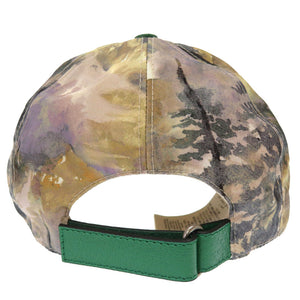 未使用 グッチ × ノースフェイス コットン グリーン キャップ 帽子 0013 【中古】 GUCCI × North Face