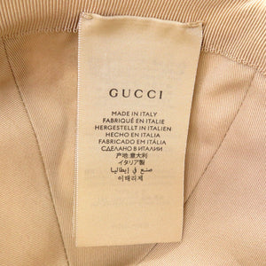 未使用 グッチ × ノースフェイス コットン グリーン キャップ 帽子 0013 【中古】 GUCCI × North Face