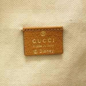未使用 グッチ ミッキープリント ディズニーコラボ ミニGGスプリーム ベージュ 603898 リュックサック バッグ 茶 0017 【中古】 GUCCI × Disney