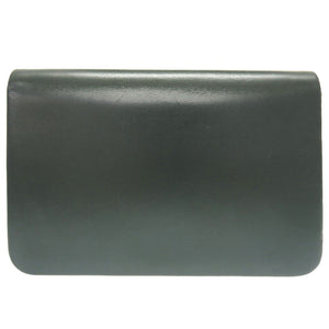 美品 クリスチャンディオール ヴィンテージ 2way チェーン CDロゴ金具 レザー グリーン 緑 ショルダーバッグ クラッチ 0059【中古】Christian Dior