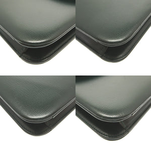 美品 クリスチャンディオール ヴィンテージ 2way チェーン CDロゴ金具 レザー グリーン 緑 ショルダーバッグ クラッチ 0059【中古】Christian Dior