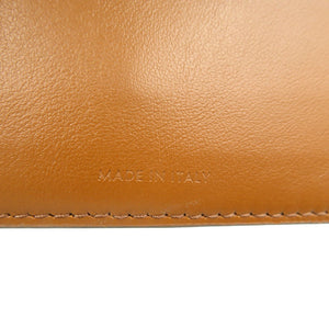 新品同様 セリーヌ トリオンフ キャンバス ストラップウォレット ゴールド金具 二つ折り財布 0092【中古】CELINE