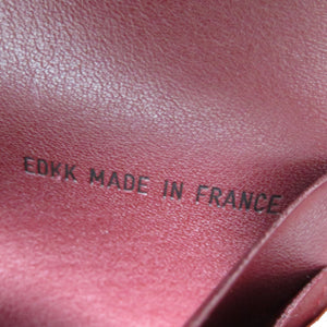 新品同様 カルティエ マストライン レザー シルバー金具 ブラック 黒 Ｗホック 三つ折り財布 0099【中古】Cartier