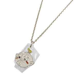 未使用 クリスチャン ディオール シルバー925 キャラクター ネックレス 0104【中古】Christian Dior