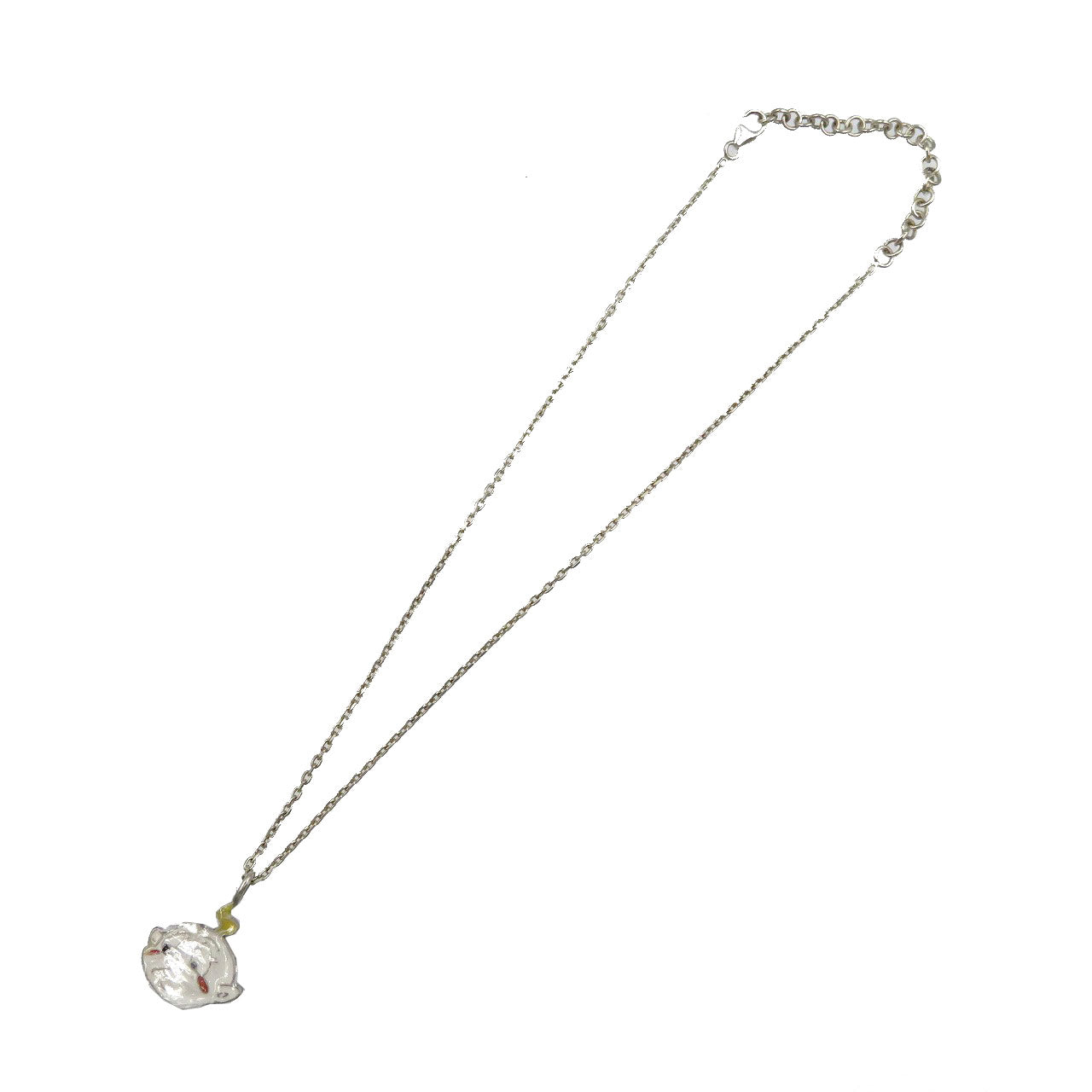 未使用 クリスチャン ディオール シルバー925 キャラクター ネックレス 0104【中古】Christian Dior