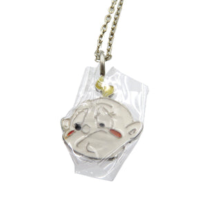 未使用 クリスチャン ディオール シルバー925 キャラクター ネックレス 0104【中古】Christian Dior