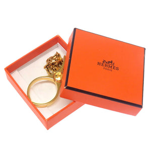 美品 エルメス グローブホルダー ゴールド チャーム キーホルダー 0120 【中古】 HERMES
