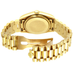 ロレックス デイデイト 18038 K18YG金無垢 自動巻き 腕時計 イエローゴールド ゴールド文字盤 0123【中古】ROLEX メンズ