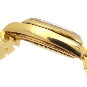 ロレックス デイデイト 18038 K18YG金無垢 自動巻き 腕時計 イエローゴールド ゴールド文字盤 0123【中古】ROLEX メンズ