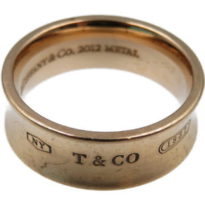ティファニー 1837 ナロー リング メタル ピンクゴールド 指輪 0132【中古】TIFFANY&Co.