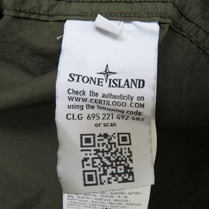 新品同様 ストーンアイランド ゴースト カーキ ジップ ブルゾン ミリタリージャケット 0146 【中古】 STONE ISLAND メンズ