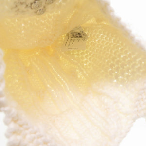 新品同様 クロムハーツ セメタリークロス PONPON ロジウム加工 ビーニー カシミヤ ラムスキン 1 ホワイト 白 ニット帽 帽子 0165【中古】CHROME HEARTS