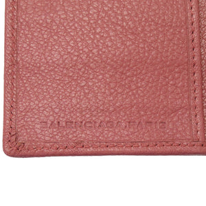美品 バレンシアガ ジャイアントコンチネンタル 253054 レザー ピンク ラウンドファスナー長財布 財布 0023【中古】BALENCIAGA