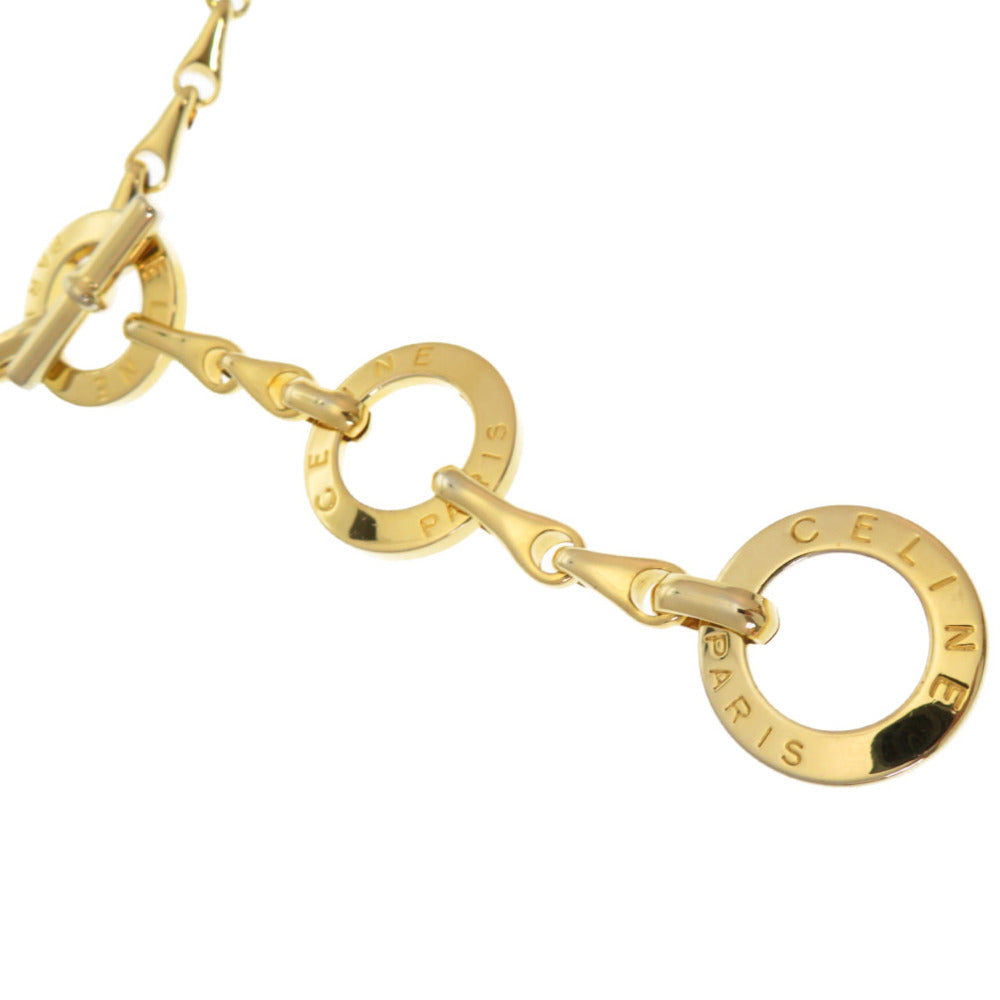 セリーヌ サークル ゴールド チェーン ベルト 0039【中古】CELINE