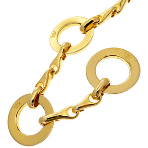 セリーヌ サークル ゴールド チェーン ベルト 0039【中古】CELINE