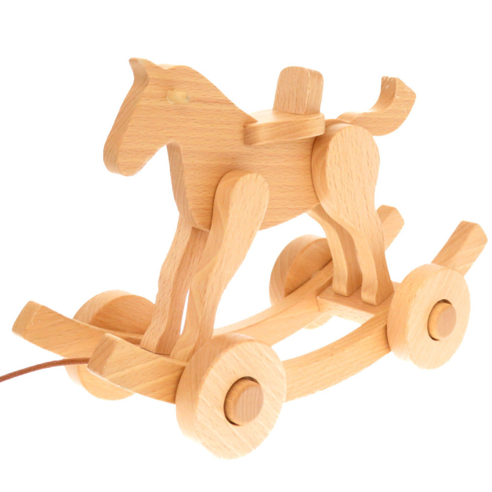 エルメス シュバル ア ルーレット スピリット 木馬 おもちゃ玩具 ウッド 0052【中古】HERMES