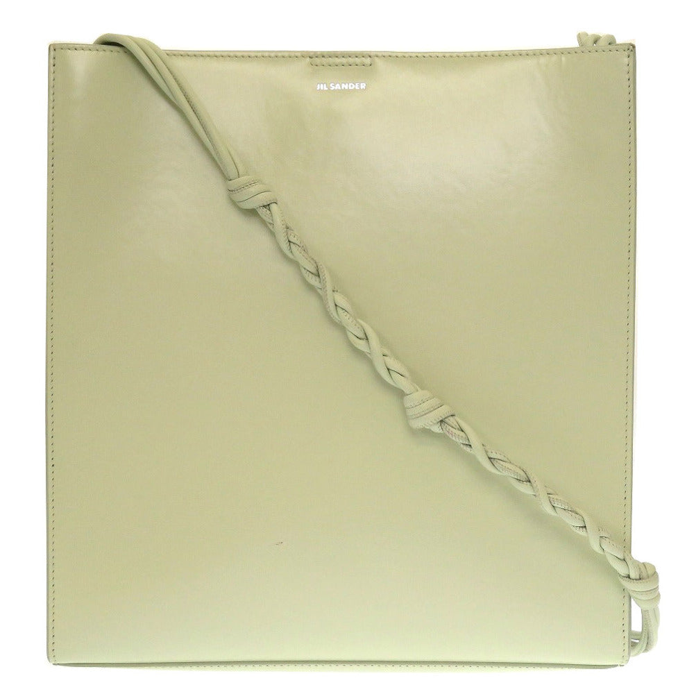 美品 ジルサンダー タングル ミディアム JSWQ853172 レザー グリーン 薄緑 ショルダーバッグ 0061【中古】JILSANDER