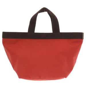 新品同様 エルベシャプリエ コーデュラ 舟型 ナイロン レッド ブラウン 赤 茶 トートバッグ 0077【中古】Herve Chapelier