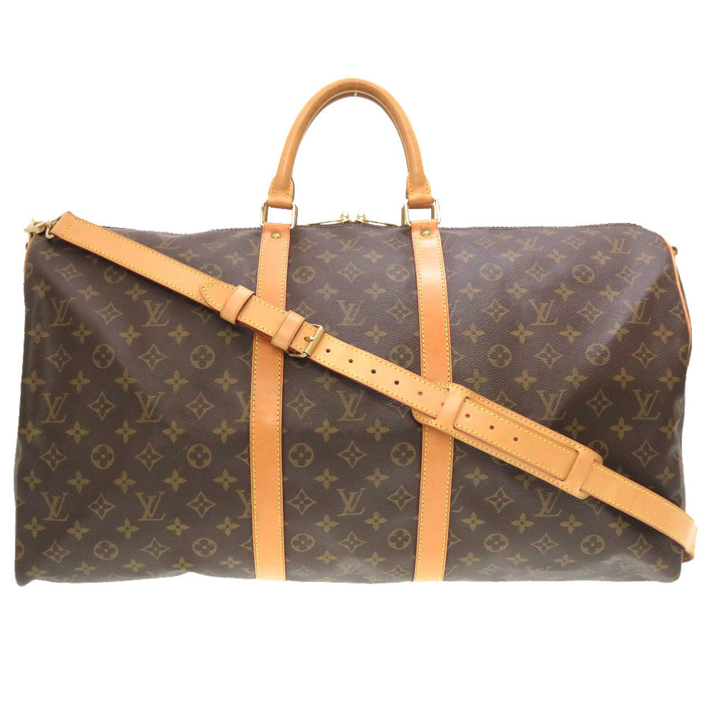 美品 ルイ ヴィトン モノグラム キーポルバンドリエール55 M41414 ボストンバッグ バッグ LV 0089 【中古】 LOUIS VUITTON メンズ