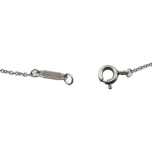 ティファニー シルバー925 ピンクサファイア 鍵 ハートキー ネックレス 0107【中古】TIFFANY&Co.