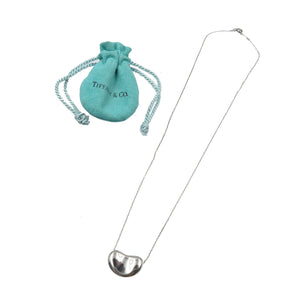ティファニー エルサ・ペレッティ ビーン シルバー925 ネックレス 0108【中古】TIFFANY&Co.