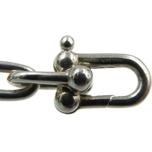 美品 ティファニー ハードウェア シルバー925 ミディアム リング ブレスレット 0111【中古】TIFFANY&Co.