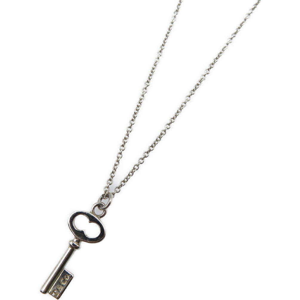 美品 ティファニー オーバルキー シルバー925 鍵 ネックレス 0114【中古】TIFFANY&Co.