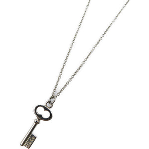 美品 ティファニー オーバルキー シルバー925 鍵 ネックレス 0114【中古】TIFFANY&Co.
