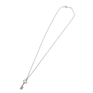 美品 ティファニー オーバルキー シルバー925 鍵 ネックレス 0114【中古】TIFFANY&Co.