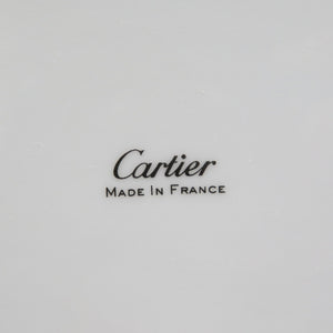 未使用 カルティエ パシャ ドゥ カルティエ アッシュトレー 陶器 ホワイト 白 ネイビー ゴールド 灰皿 【中古】0126 Cartier