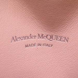 新品同様 アレキサンダーマックイーン レザー ピンク レッド 赤 スマホショルダー ショルダーバッグ 0127【中古】Alexander McQUEEN