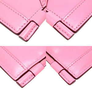 新品同様 アレキサンダーマックイーン レザー ピンク レッド 赤 スマホショルダー ショルダーバッグ 0127【中古】Alexander McQUEEN