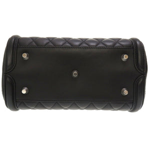 美品 アレキサンダー マックイーン ヒロインバッグ レザー ブラック 2WAY ハンドバッグ バッグ 黒 0134 【中古】 Alexander McQueen