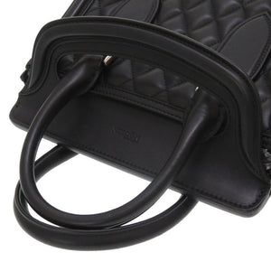 美品 アレキサンダー マックイーン ヒロインバッグ レザー ブラック 2WAY ハンドバッグ バッグ 黒 0134 【中古】 Alexander McQueen