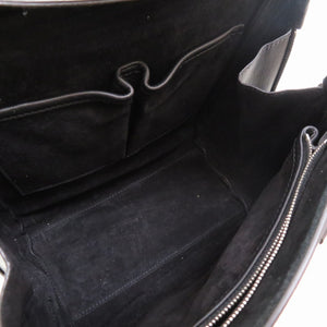 美品 アレキサンダー マックイーン ヒロインバッグ レザー ブラック 2WAY ハンドバッグ バッグ 黒 0134 【中古】 Alexander McQueen