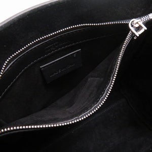 美品 アレキサンダー マックイーン ヒロインバッグ レザー ブラック 2WAY ハンドバッグ バッグ 黒 0134 【中古】 Alexander McQueen