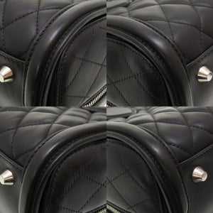 美品 アレキサンダー マックイーン ヒロインバッグ レザー ブラック 2WAY ハンドバッグ バッグ 黒 0134 【中古】 Alexander McQueen