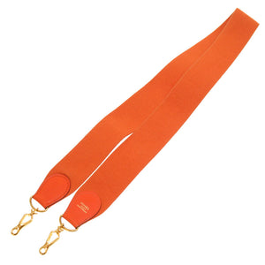 エルメス エブリンストラップ キャンバス オレンジ ゴールド金具 ショルダーストラップ 0135 【中古】 HERMES