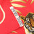 エルメス カレ45 王者の虎 TIGRE ROYAL プチカレ シルク レッド スカーフ 赤 0142 【中古】 HERMES