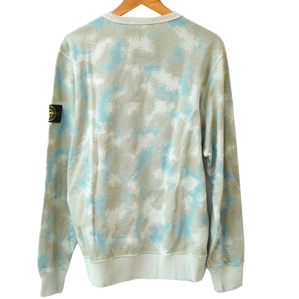 美品 ストーンアイランド カモフラージュ スウェット コットン メンズL カモ 0012【中古】STONE ISLAND メンズ