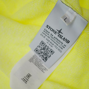 美品 ストーンアイランド ジップアップ パーカー フーディ イエロー サイズL 黄 0017【中古】STONE ISLAND メンズ