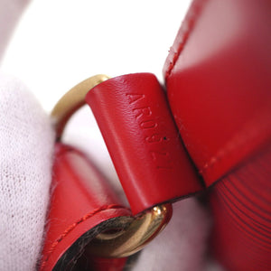 新品同様 ルイヴィトン エピ プチノエ M44107 ショルダーバッグ カスティリアンレッド 赤 LV 0021【中古】LOUIS VUITTON