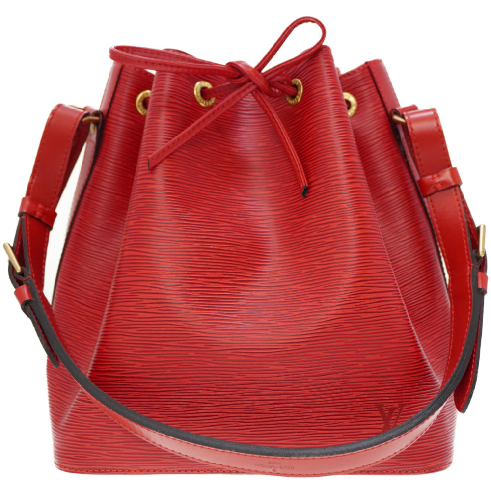 新品同様 ルイヴィトン エピ プチノエ M44107 ショルダーバッグ カスティリアンレッド 赤 LV 0021【中古】LOUIS VUITTON