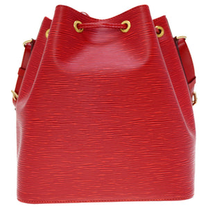 新品同様 ルイヴィトン エピ プチノエ M44107 ショルダーバッグ カスティリアンレッド 赤 LV 0021【中古】LOUIS VUITTON