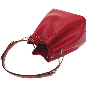 新品同様 ルイヴィトン エピ プチノエ M44107 ショルダーバッグ カスティリアンレッド 赤 LV 0021【中古】LOUIS VUITTON