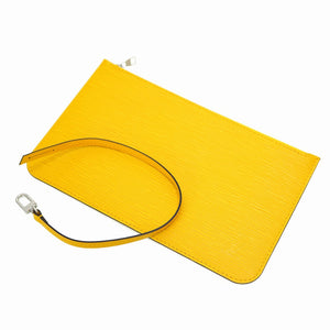 新品同様 ルイヴィトン エピ ネヴァーフル MM/GM用 ポーチ イエロー 黄 LV 0022【中古】LOUIS VUITTON