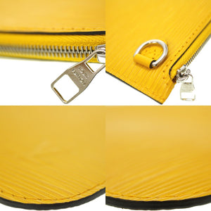 新品同様 ルイヴィトン エピ ネヴァーフル MM/GM用 ポーチ イエロー 黄 LV 0022【中古】LOUIS VUITTON